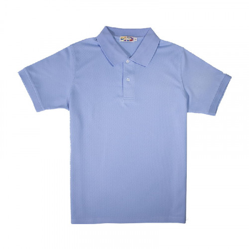 透氣短袖Polo-Shirt - SH781/淺藍